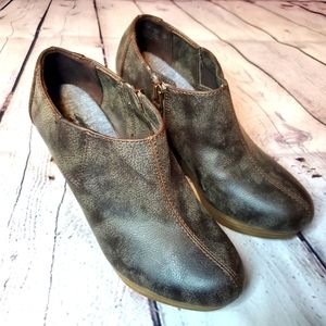 Dr. Scholl's Harlin Wedge Brown Ankle Bootie Women's Size 6m true comfort